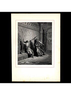 1953 Doré “Saul Attempts to Kill David” - Limited Edition Plate, No. 143